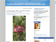 Tablet Screenshot of divebouteille.com